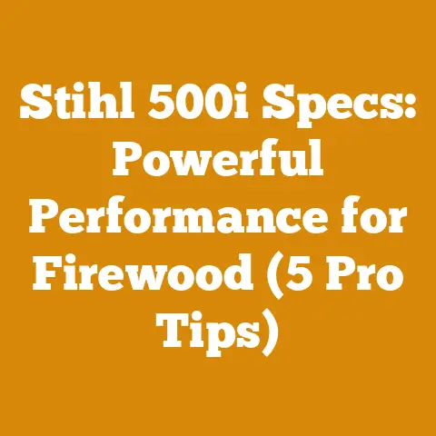 Stihl 500i Specs: Powerful Performance for Firewood (5 Pro Tips)