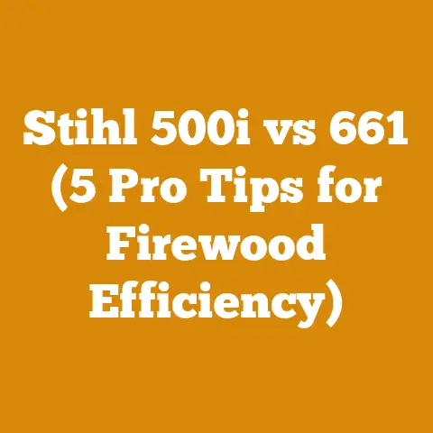 Stihl 500i vs 661 (5 Pro Tips for Firewood Efficiency)