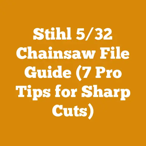 Stihl 5/32 Chainsaw File Guide (7 Pro Tips for Sharp Cuts)