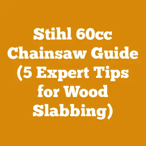 Stihl 60cc Chainsaw Guide (5 Expert Tips for Wood Slabbing)