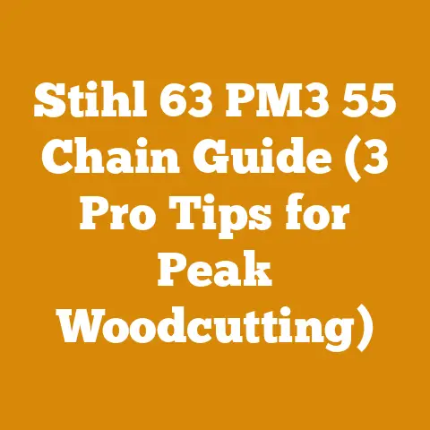Stihl 63 PM3 55 Chain Guide (3 Pro Tips for Peak Woodcutting)