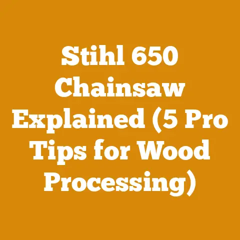 Stihl 650 Chainsaw Explained (5 Pro Tips for Wood Processing)