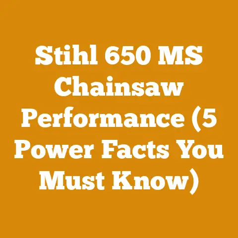 Stihl 650 MS Chainsaw Performance (5 Power Facts You Must Know)