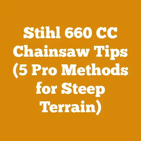 Stihl 660 CC Chainsaw Tips (5 Pro Methods for Steep Terrain)