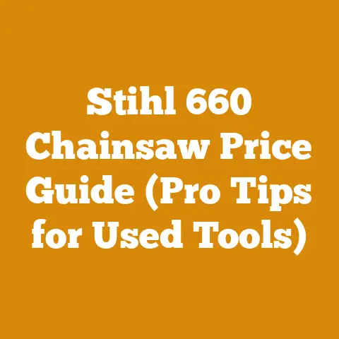 Stihl 660 Chainsaw Price Guide (Pro Tips for Used Tools)