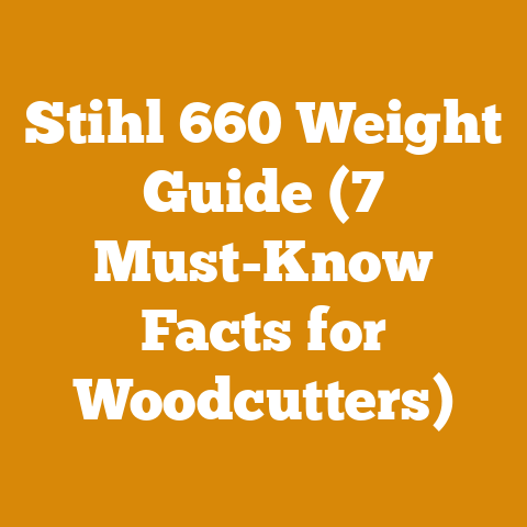 Stihl 660 Weight Guide (7 Must-Know Facts for Woodcutters)