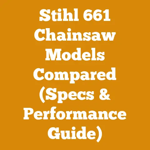 Stihl 661 Chainsaw Models Compared (Specs & Performance Guide)