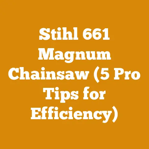 Stihl 661 Magnum Chainsaw (5 Pro Tips for Efficiency)