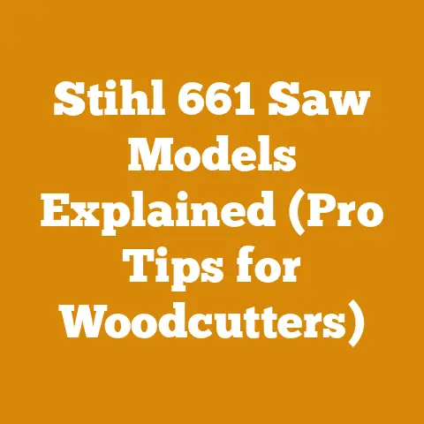 Stihl 661 Saw Models Explained (Pro Tips for Woodcutters)