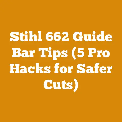 Stihl 662 Guide Bar Tips (5 Pro Hacks for Safer Cuts)