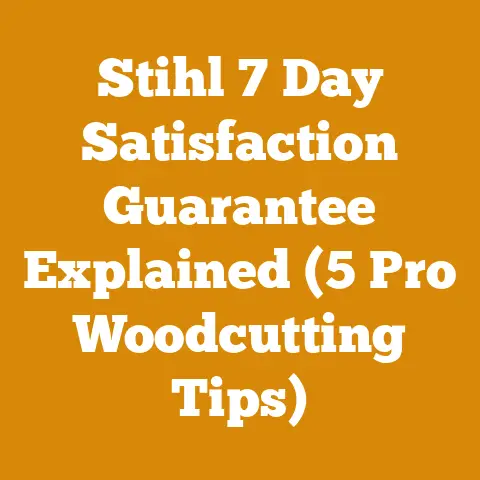 Stihl 7 Day Satisfaction Guarantee Explained (5 Pro Woodcutting Tips)