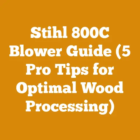 Stihl 800C Blower Guide (5 Pro Tips for Optimal Wood Processing)