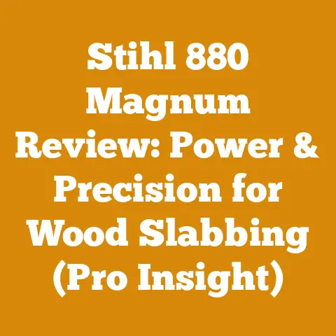 Stihl 880 Magnum Review: Power & Precision for Wood Slabbing (Pro Insight)