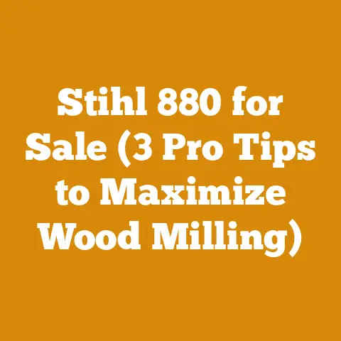 Stihl 880 for Sale (3 Pro Tips to Maximize Wood Milling)