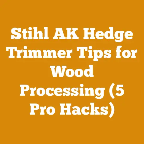 Stihl AK Hedge Trimmer Tips for Wood Processing (5 Pro Hacks)