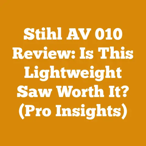 Stihl AV 010 Review: Is This Lightweight Saw Worth It? (Pro Insights)