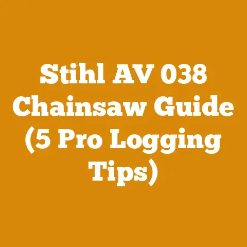Stihl AV 038 Chainsaw Guide (5 Pro Logging Tips)