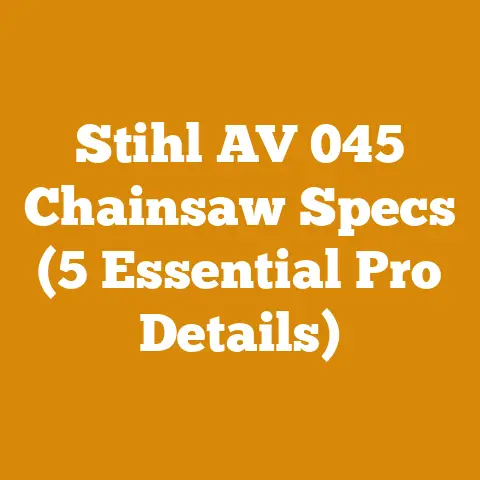 Stihl AV 045 Chainsaw Specs (5 Essential Pro Details)