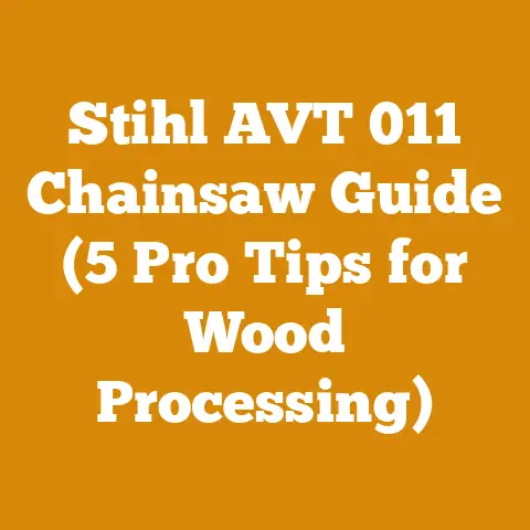 Stihl AVT 011 Chainsaw Guide (5 Pro Tips for Wood Processing)