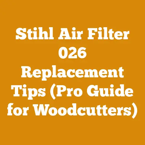 Stihl Air Filter 026 Replacement Tips (Pro Guide for Woodcutters)