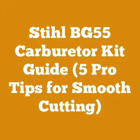 Stihl BG55 Carburetor Kit Guide (5 Pro Tips for Smooth Cutting)