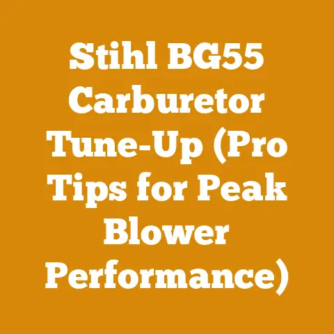 Stihl BG55 Carburetor Tune-Up (Pro Tips for Peak Blower Performance)