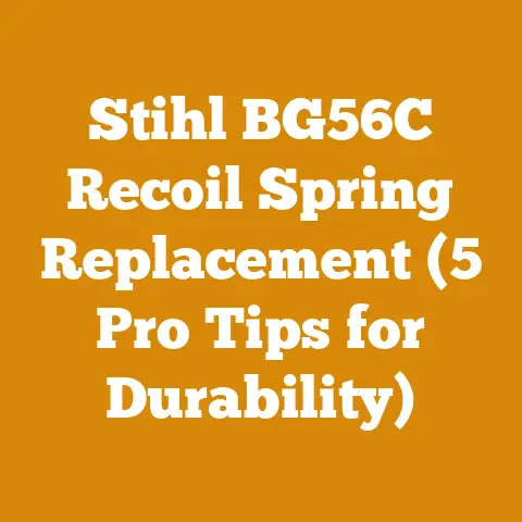 Stihl BG56C Recoil Spring Replacement (5 Pro Tips for Durability)