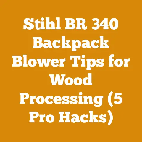 Stihl BR 340 Backpack Blower Tips for Wood Processing (5 Pro Hacks)