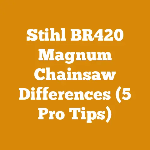 Stihl BR420 Magnum Chainsaw Differences (5 Pro Tips)