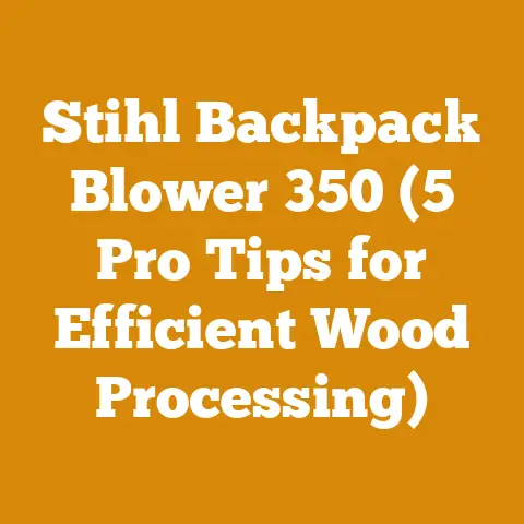 Stihl Backpack Blower 350 (5 Pro Tips for Efficient Wood Processing)