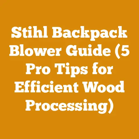 Stihl Backpack Blower Guide (5 Pro Tips for Efficient Wood Processing)