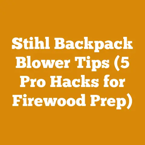 Stihl Backpack Blower Tips (5 Pro Hacks for Firewood Prep)