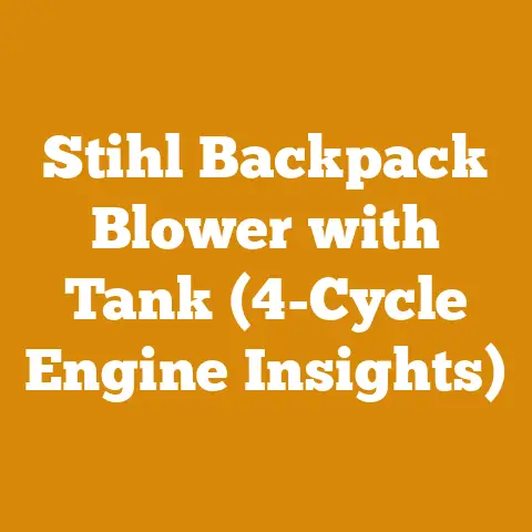 Stihl Backpack Blower with Tank (4-Cycle Engine Insights)