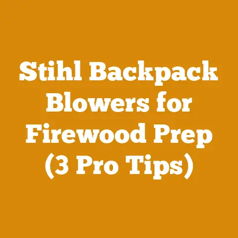Stihl Backpack Blowers for Firewood Prep (3 Pro Tips)