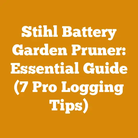 Stihl Battery Garden Pruner: Essential Guide (7 Pro Logging Tips)