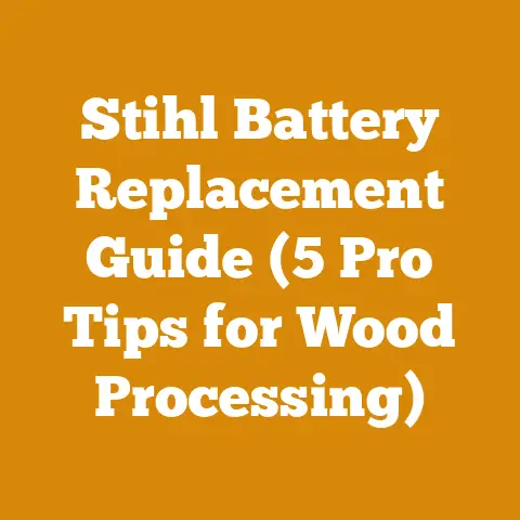 Stihl Battery Replacement Guide (5 Pro Tips for Wood Processing)