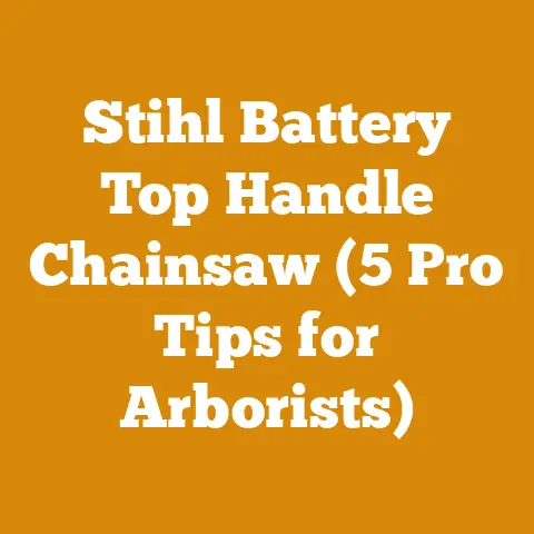 Stihl Battery Top Handle Chainsaw (5 Pro Tips for Arborists)