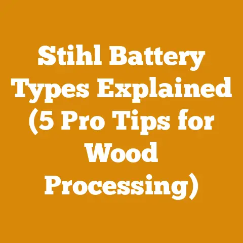 Stihl Battery Types Explained (5 Pro Tips for Wood Processing)