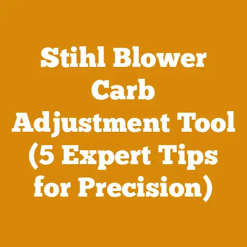 Stihl Blower Carb Adjustment Tool (5 Expert Tips for Precision)
