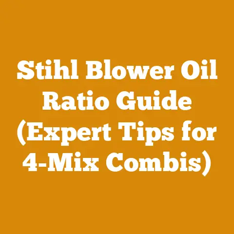 Stihl Blower Oil Ratio Guide (Expert Tips for 4-Mix Combis)
