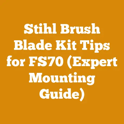 Stihl Brush Blade Kit Tips for FS70 (Expert Mounting Guide)