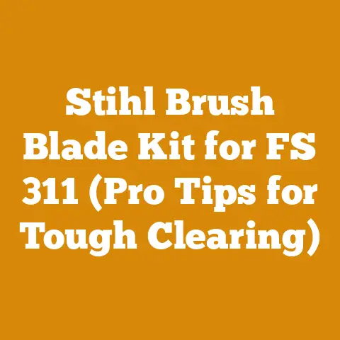 Stihl Brush Blade Kit for FS 311 (Pro Tips for Tough Clearing)