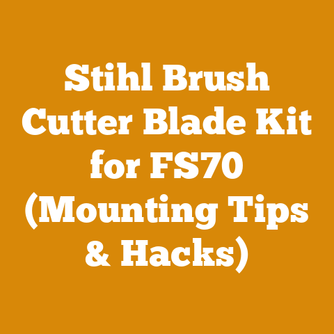 Stihl Brush Cutter Blade Kit for FS70 (Mounting Tips & Hacks)