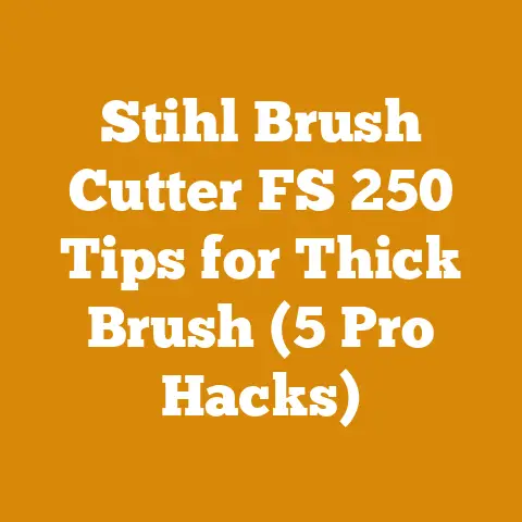 Stihl Brush Cutter FS 250 Tips for Thick Brush (5 Pro Hacks)