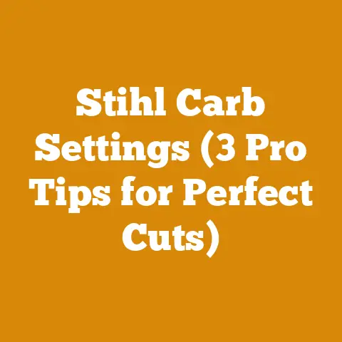 Stihl Carb Settings (3 Pro Tips for Perfect Cuts)