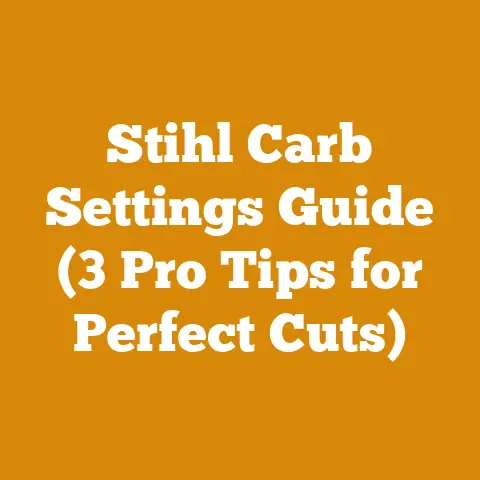Stihl Carb Settings Guide (3 Pro Tips for Perfect Cuts)