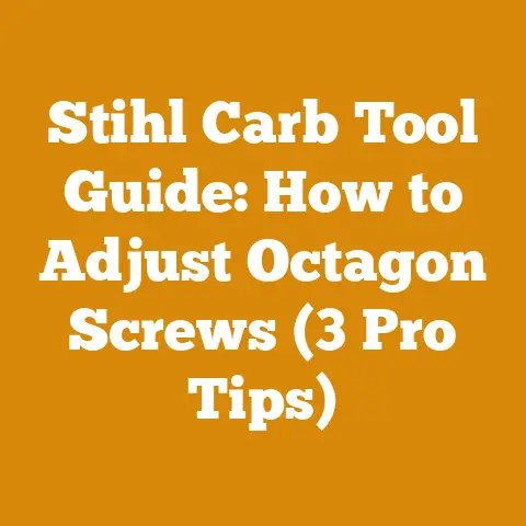 Stihl Carb Tool Guide: How to Adjust Octagon Screws (3 Pro Tips)