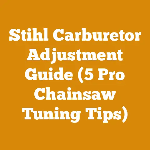 Stihl Carburetor Adjustment Guide (5 Pro Chainsaw Tuning Tips)