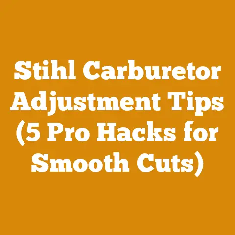 Stihl Carburetor Adjustment Tips (5 Pro Hacks for Smooth Cuts)