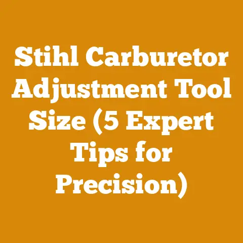 Stihl Carburetor Adjustment Tool Size (5 Expert Tips for Precision)